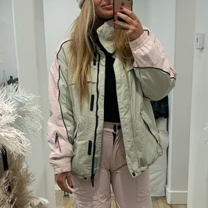 VINTAGE PINK SKI JACKET